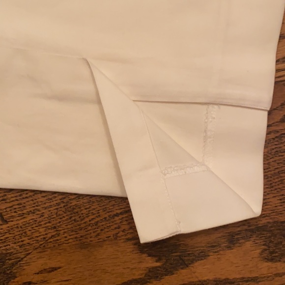 Creamy White Side Zip Capris - Picture 2 of 6